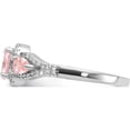 thumbnail image 3 of Sterling Silver Rhodium-Plated Nano Crystal And Cz Ringsize 7 (Width 1.7 To 2.5) - Jbsp, 3 of 5