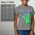 thumbnail image 5 of Boy's Lilo & Stitch Mwahaha Halloween Horror Performance Graphic Tee Charcoal Heather Large, 5 of 9
