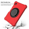 thumbnail image 6 of Dteck Kids Case for Samsung Galaxy Tab A 10.1 inch 2019 SM-T510/T515/T517, Heavy Silicone Shockproof Case Kids Friendly Cover with Shoulder Strap/Handle Stand,Red, 6 of 7