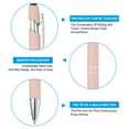 thumbnail image 4 of Ballpoint Pen with Stylus Tip, 6Pcs 2 in 1 Metal Pen Black Ink 1.0mm Medium Point Stylus Pen for Touch Screens Style 3, Pink, 4 of 7