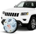 thumbnail image 2 of Kdxio Cute Chameleons On Blue Background for Tire Cover Wheel Protectors Tyre Covers Weatherproof Wheel Covers Universal Fit for Trailer Rv SUV Truck Camper Travel Trailers 15 inch, 2 of 8