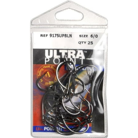 UPC: 0023534379022 | Mustad 9174NP-BN-6/0-25U UltraPoint Live Bait Hook Size 6/0 Needle