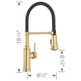 thumbnail image 4 of Blanco 442508 Empressa Semi-Pro 1.5 GPM Single Hole Pre-Rinse Pull Down Kitchen Faucet -, 4 of 4