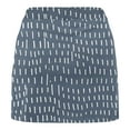 thumbnail image 4 of Girls' Skort Sports Tennis Skirt Solid Color Loose High Waist A-line Skirt for Girls 2-12Y, 4 of 5
