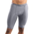 thumbnail image 3 of BXINGOHAI Compression Shorts Men Underwear Running Shorts Workout Athletic Gray,M, 3 of 6