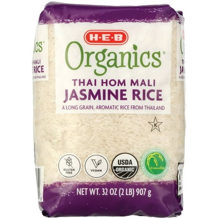 H.E.B Organics Thai Jasmine Rice- 2 lbs