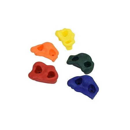 Kids Large Rock Climbing Holds (5 Pack) - with Mounting Hardware for up to 1 Installation