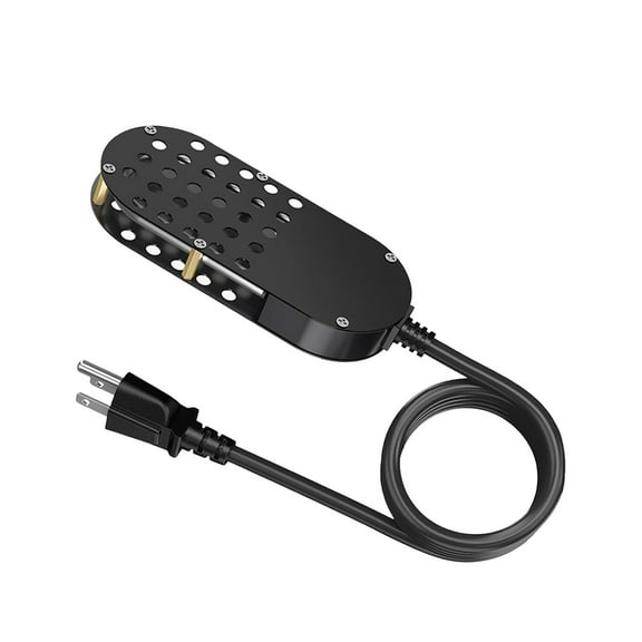 Tunhigl Non-Conductive Submersible Water Heater for Livestock & Ponds - Automatic Thermostat Control, 250W Deicer for Winter, Safe & Durable Stock Tank Heater Black