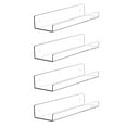 Homemaxs Record Wall Shelf Vinyl Acrylic Display Shelves Mount Storage