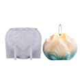 thumbnail image 1 of 3D Shell Shaped Candle Silicone Mold Wave Striped Shell Cake Chocolate Silicone Mold Soap Mold Water Wave Shell Mold,A, 1 of 5