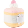 thumbnail image 2 of GUND Pusheen Strawberry Sponge Cake Plush, Squishy Toy, Pink, 6”, 2 of 3