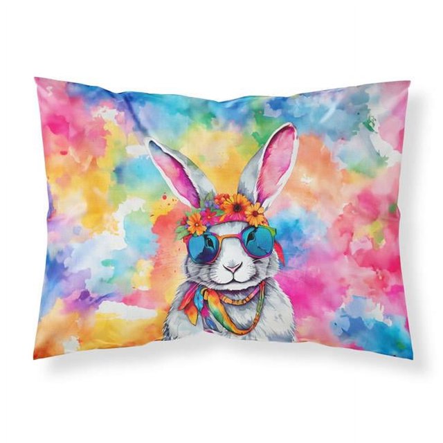 Carolines Treasures DAC4032PILLOWCASE 20.5 x 30 Po. Taie d'Oreiller Standard Unisexe Hippie Animal Rabbit