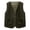 Blackish Green, variant on Toddler Baby Girls Sherpa Fleece Vest, Button Down Sleeveless Gilet with Pockets, Cozy Warm Layer for Fall Winter and Spring Layering