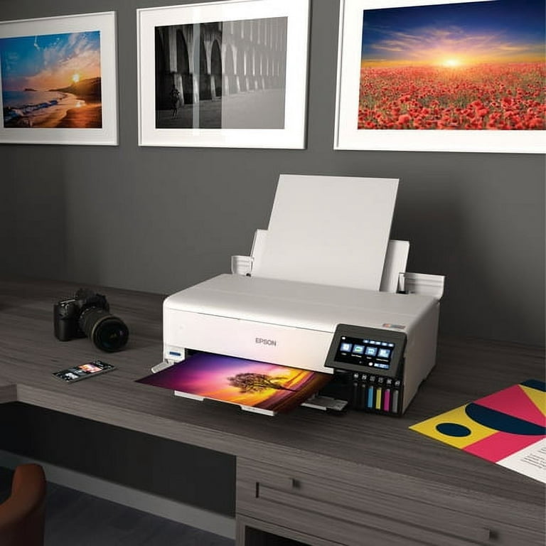 Epson ET-8500 Wireless Inkjet Creatives Multifunction Printer - Color -  Copier/Printer/Scanner - 5760 x 1440 dpi Print - Automatic Duplex Print -  100