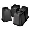 thumbnail image 2 of 4Pcs 8inch Furniture Risers Bed Raising Blocks Bed Frame Riser Half Wrapped Edge, 2 of 9