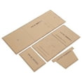 thumbnail image 3 of Purse Template, Easy To Store Wallet Pattern Leather Craft Tool Durable And Sturdy With Protective Film Acrylic  For Leather Craft DIY For DIY Enthusiasts, 3 of 8