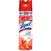 Angle View: Lysol Disinfectant Spray, Sanitizing and Antibacterial Spray, For Disinfecting and Deodorizing, Brand New Day - Mango & Hibiscus, 19 fl oz each