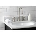 thumbnail image 2 of Kingston Brass KS2988ZX Millennium Widespread Bathroom Faucet with Brass Pop-Up, Brushed Nickel, 2 of 8