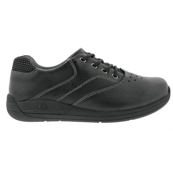 Drew Tour Women Oxford Walking Shoes In Black Leather