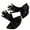 Black, variant on AINIYS Satin Full-Finger Gloves Ruffled-Cuff Elegant Gloves for Formal Events Cold Weather Outdoor Stylish Wear & Vintage Accessory Black Free Size