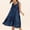Navy, variant on Azrian Womens Dresses,Women's Plus,Digital Printed Sleeveless Slim Fitting A-line Dress