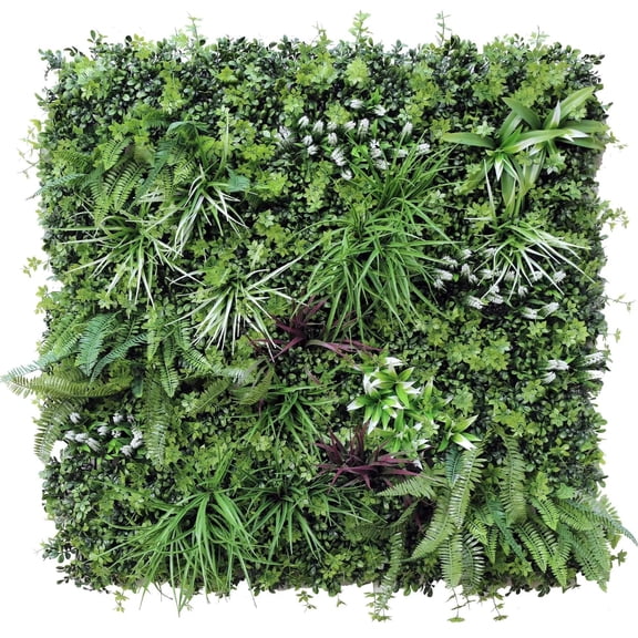 Designer Plants USA Artificial Vertical Garden 40" x 40" Artificial Greenery Panel