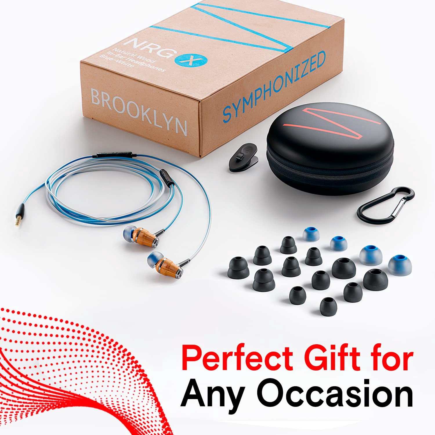 Symphonized Wired Earbuds with Microphone 3.5mm - Noise Isolating Headphones with Wire, Earphones Wired, Headphones with Microphone for Computer, Ear Phones Android Electronics Wired