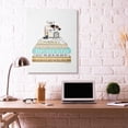thumbnail image 2 of Stupell Industries Gold And Blue Perfume Bookstack Glam Fashion Design Canvas Wall Art by Amanda Greenwood, 2 of 6