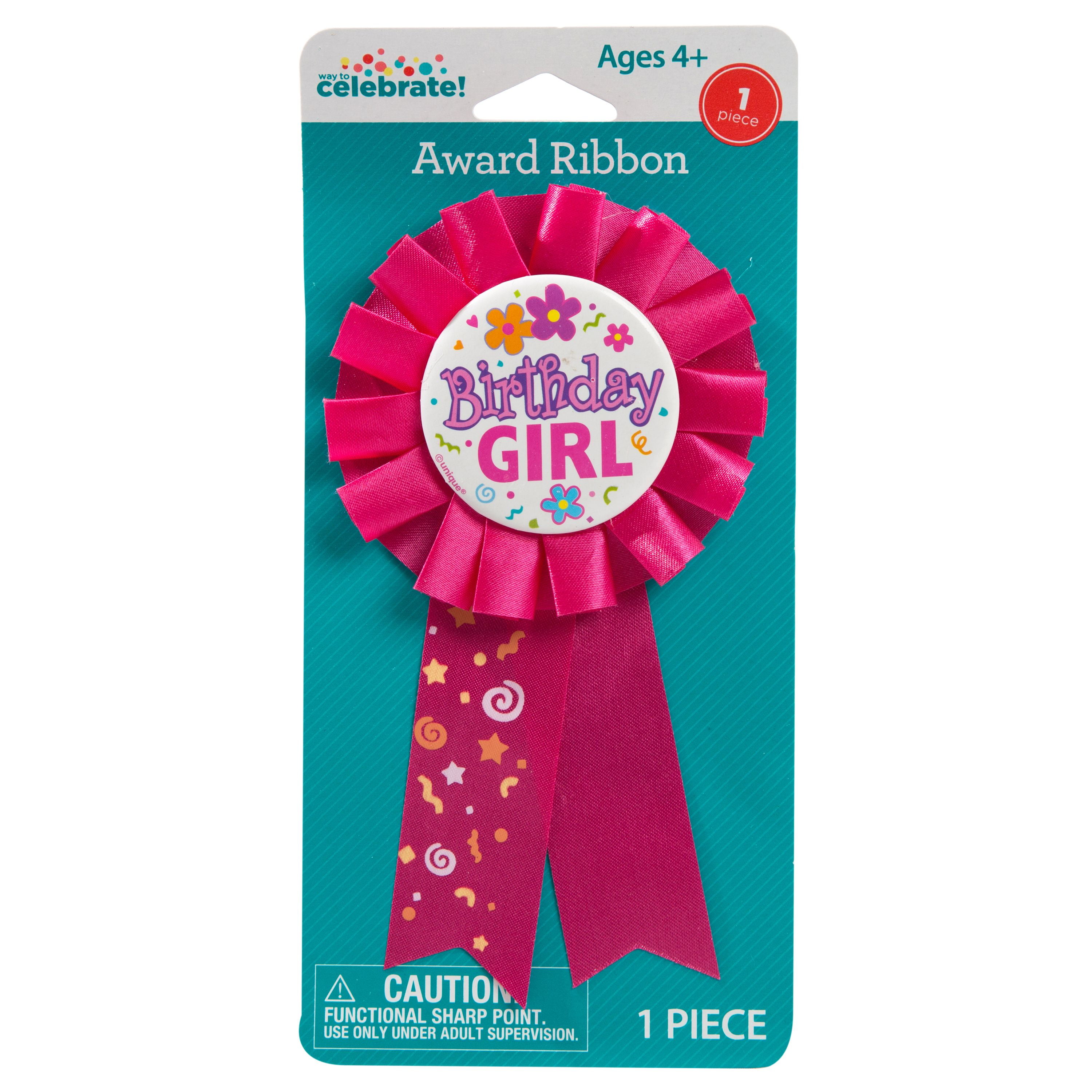 Adult Kids Birthday Party Badges W Ribbon Pins Birthday Girl Boy Party Flavor 