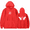 RED, variant on TX2 Merch Hoodie Men's Hip Hop Printing Pullover Hooded Sweatshirts