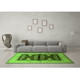 thumbnail image 3 of Ahgly Company Indoor Rectangle Oriental Green Industrial Area Rugs, 5' x 7', 3 of 4