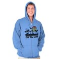 thumbnail image 5 of Off Grid Tropical Paradise Vacation Zip Up Hoodie Men's Women's Brisco Brands 2X, 5 of 6