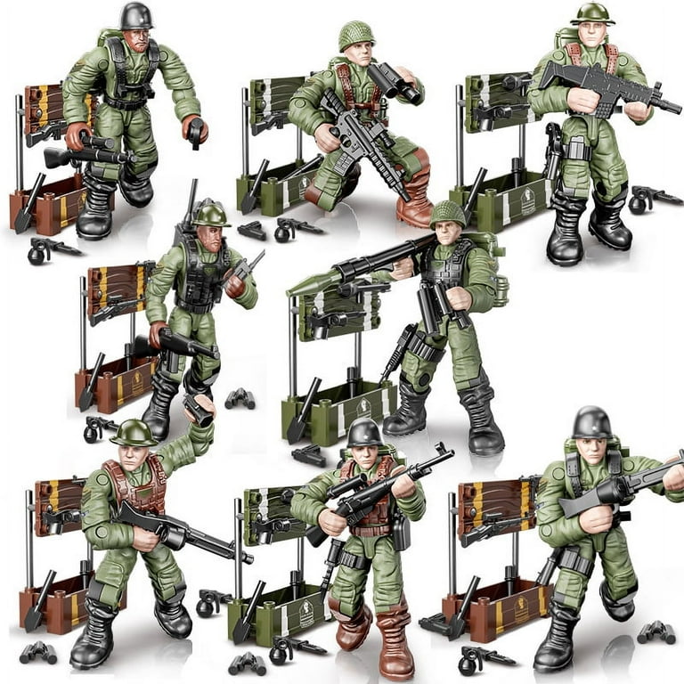 Commando Small Soldiers Army Guy 8Pcs A Set Special Forces Mini
