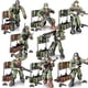 thumbnail image 5 of Soldados del ejército militar de la Segunda Guerra Mundial, soldados alemanes de la Segunda Guerra Mundial, figuras de las fuerzas especiales, MOC, bloques de construcción DIY, juguetes para niños, 5 of 5