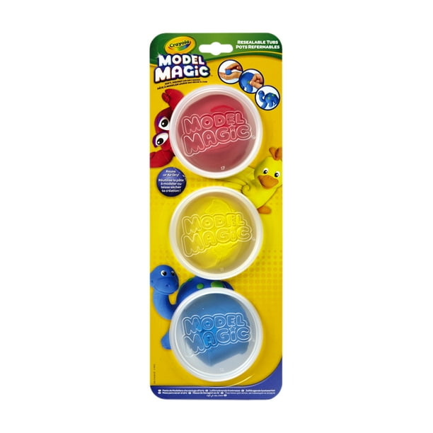 Crayola Model Magic Tubs, Primary Colors - Walmart.com - Walmart.com