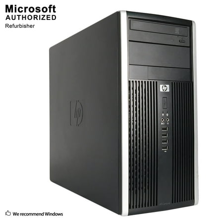 Refurbished HP 8200 Gaming Tower Intel Core I5-2400 3.10GHz, up to 3.40GHz, 8GB DDR3, 2TB, DVD, GTX1050 2G, Win 10 Pro 64 (EN/ES/FR), 1 Year