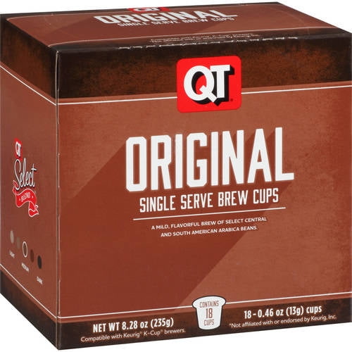 QT Original Single Serve Coffee Pods, 18 pods - Walmart.com