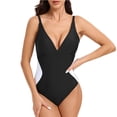 thumbnail image 1 of Traje de baño de una pieza para mujer, moda deportiva para mujer, color sólido, mono ajustado de verano, traje de baño deportivo para surf, traje de baño de moda playera para mujer, trajes de baño de, 1 of 8