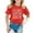 Red, variant on Crop Tops for Kids 9-10 Girls Short Sleeve Long Shirts for Leggings Birthday Girl Themed Printed Party For Toddlers T Shirt