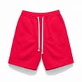 thumbnail image 5 of Hurxie Mens Athletic Shorts Running Shorts Quick Dry Workout Shorts 7"/ 9" Lightweight Gym Basketball Shorts Zipper Pockets Red,M, 5 of 5