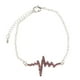 thumbnail image 2 of Brazalete de Cadena de eslabones ajustables Salvador Moda Cadena de plata Cristal violeta, 2 of 10