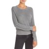 Splendid Womens Long Sleeve Cashmere Blend Pullover Popstitch Sweater Heather Slate XX-Large