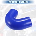 thumbnail image 6 of Unique Bargains 60mm 2.36" 135 Degree Elbow Silicone Reducer Hose Pipe Bend Turbo Water Intercooler Blue, 6 of 6
