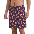 thumbnail image 2 of Kdxio Candy Corn (2) Pattern Mens Casual Shorts - Drawstring Summer Beach Sports Shorts for Men, 2 of 5