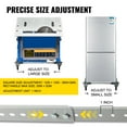thumbnail image 4 of VEVOR Base Mobile Universelle Réglable Capacité de Charge 650LBS 12 Pouces à 48 Pouces Base Mobile Robuste Base Mobile Roulante pour Mobiliser Équipement de Menuiserie, Réfrigérateur, Machine à Laver, 4 of 9