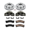 thumbnail image 2 of PowerStop Front Stock Replacement Brake Pad and Rotor Kit with Calipers Fits: CADILLAC CHEVROLET GMC HUMMER Select Models KCOE2020, 2 of 7