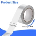 thumbnail image 2 of 1pack Aluminum Foil Tape QZS Portable Silver Adhesive Tape High Temperature Sealing and Patching Strip for Stove Counter Gap, 2 of 6