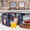 thumbnail image 6 of Picia Fox Couple Print 4 Slice Toaster Cover , Toaster Protector Dustproof Kitchen Appliance Cover, Kitchen Appliance Dustproof Protector, 6 of 7