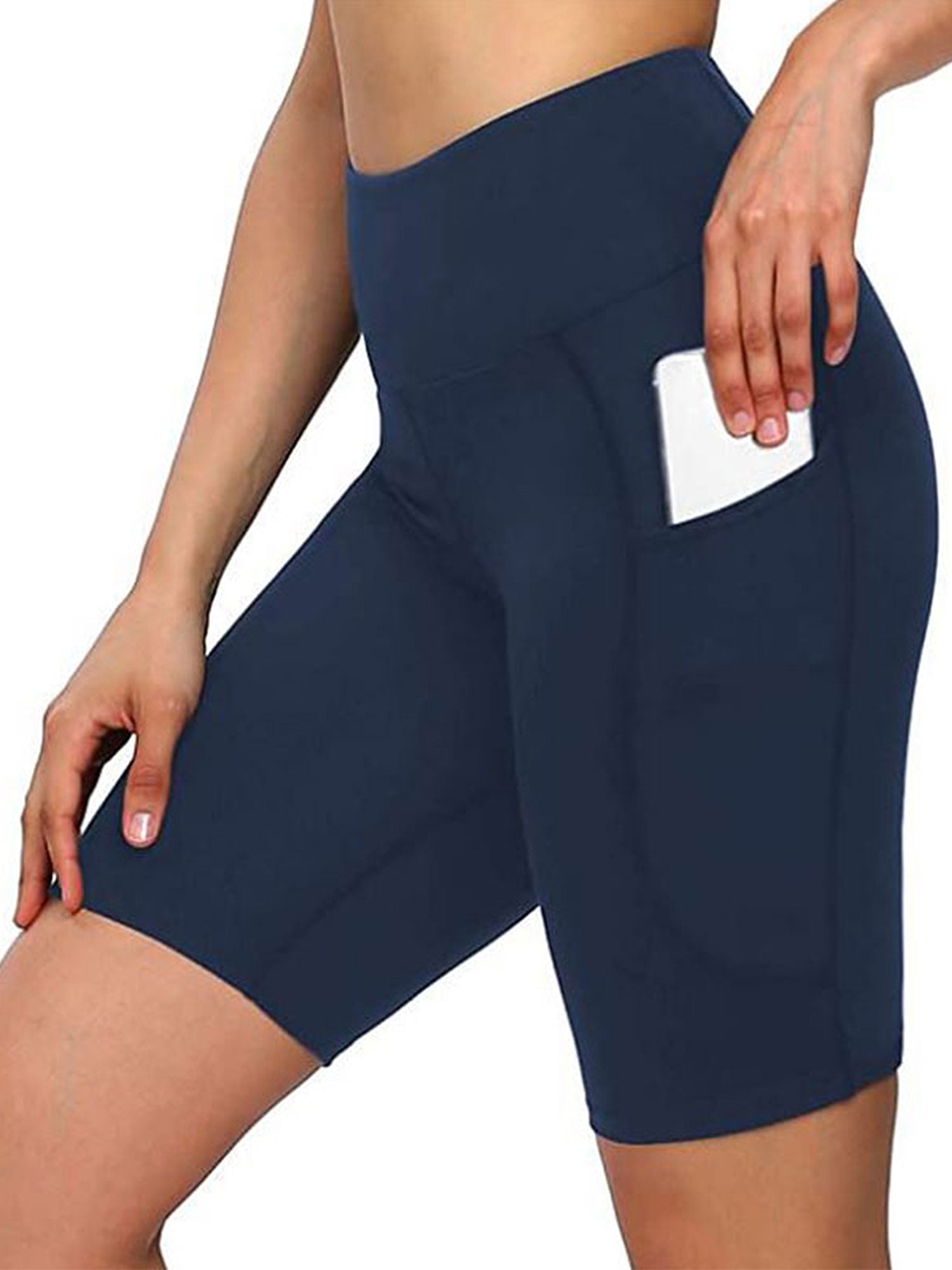 Avamo Biker Workout Shorts for Women High Rise Tummy Control Workout