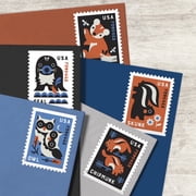 Baby Wild Animals USPS Forever Postage Stamp 1 Book of 20 US First Class Flower Outdoor Holiday Wedding Celebration Announcement (20 Stamps)